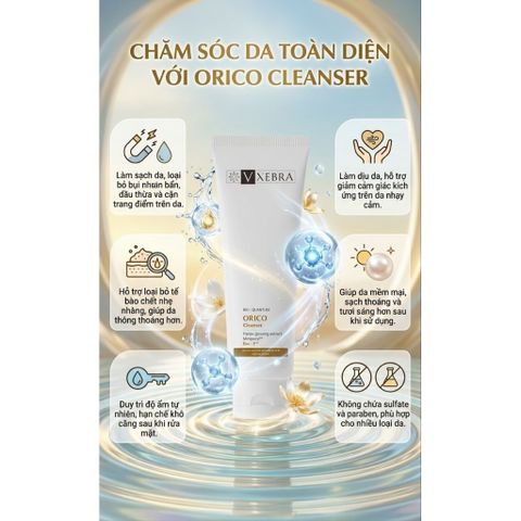 Sữa rửa mặt Orico Cleanser - Mỹ phẩm cao cấp Vxebra