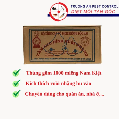 1000 miếng keo dính ruồi NAM KIỆT, kích thích ruồi nhặng bu vào, chuyên dùng cho nhà hàng, nhà ở...