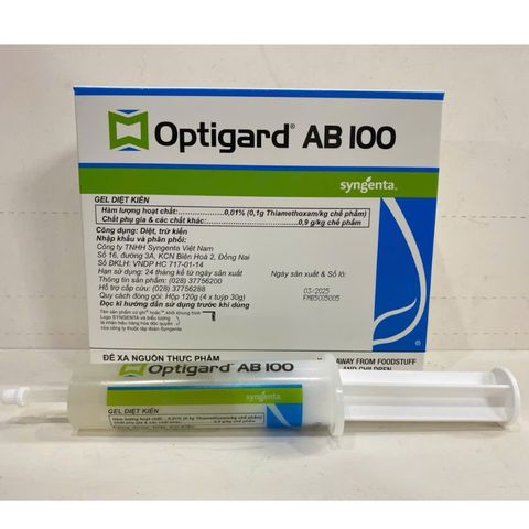 Thuốc diệt kiến OPTIGARD AB100 diệt cả đàn kiến dạng tuýp 30g hàng SYNGENTA