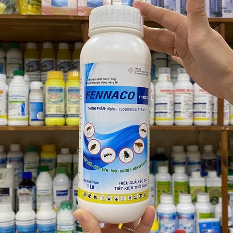 Thuốc diệt kiến ba khoang FENNACO 110SC, diệt cả các loài côn trùng khác, chai 1 lít