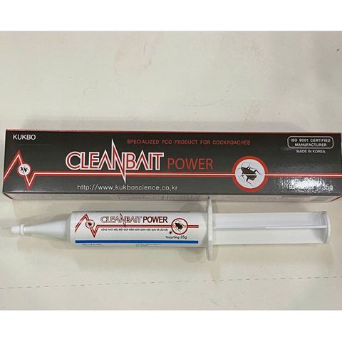 Thuốc diệt Gián Đức chuyên dụng CLEANBAIT POWER, dạng gel, tuýp 35g, nhập từ Hàn Quốc