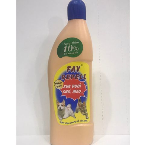 Chai xua đuổi chó mèo, ngăn ngừa chó mèo phóng uế bừa bãi, cắn phá đồ vật Fay Repell (1 chai 400ml).