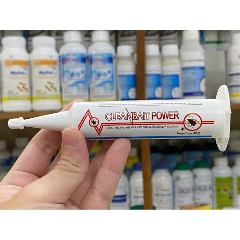 Thuốc diệt Gián Đức chuyên dụng CLEANBAIT POWER, dạng gel, tuýp 35g, nhập từ Hàn Quốc