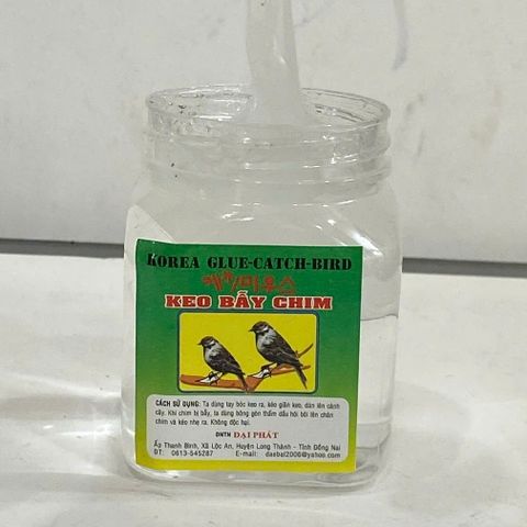 Keo bẫy chim ĐẠI PHÁT độ dính cao nguyên liệu Hàn Quốc hũ 100g