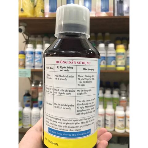 Thuốc diệt muỗi MAP PERMETHRIN 50 EC diệt trừ hiệu quả các loài muỗi, chai 1 lít