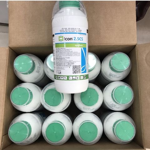 Thuốc diệt côn trùng ICON 2.5 CS diệt muỗi, mạt, gián, rệp... tồn lưu lâu xuất xứ Bỉ chai 1 lít
