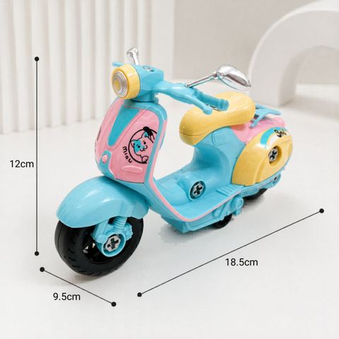 Đồ chơi lắp ráp xe máy Vespa DIY kèm tua vít giúp bé phát triển trí tuệ và tư duy sáng tạo Thế giới đồ chơi 1104