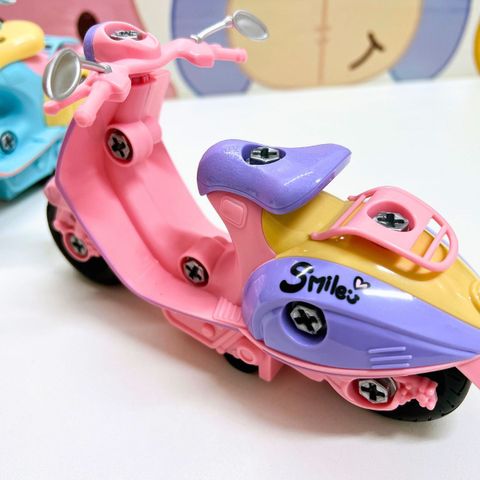 Đồ chơi lắp ráp xe máy Vespa DIY kèm tua vít giúp bé phát triển trí tuệ và tư duy sáng tạo Thế giới đồ chơi 1104