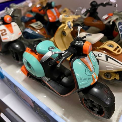 Đồ chơi lắp ráp xe máy Vespa DIY kèm tua vít giúp bé phát triển trí tuệ và tư duy sáng tạo Thế giới đồ chơi 1104