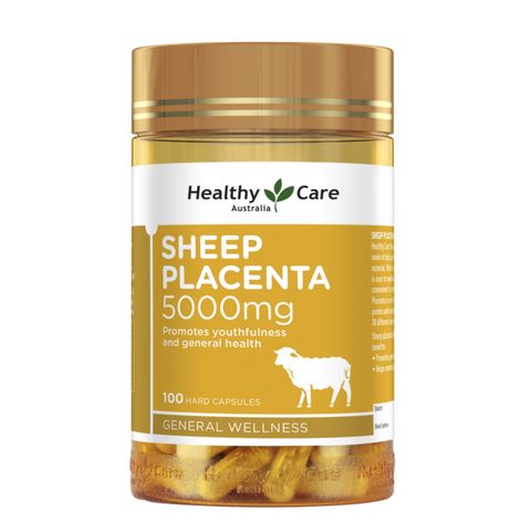 Viên Uống Nhau Thai Cừu Healthy Care Sheep Placenta 5000 mg - Tăng Cường Sức Khỏe & Làm Đẹp Da 100 viên - Sản Phẩm Từ Úc