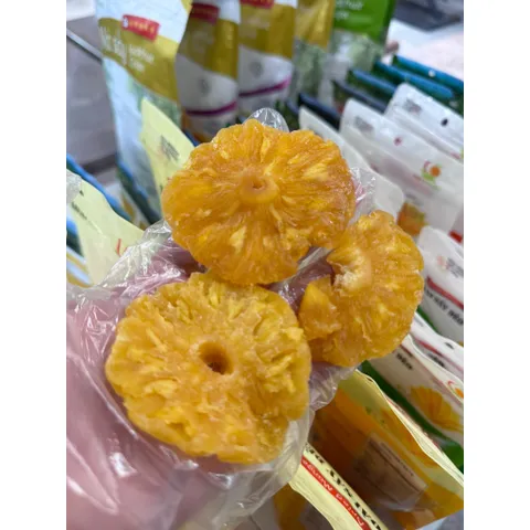 [100G] Thơm sấy dẻo vị tự nhiên, giòn giòn, mềm, thơm và chua ngọt tự nhiên túi - Viza Food