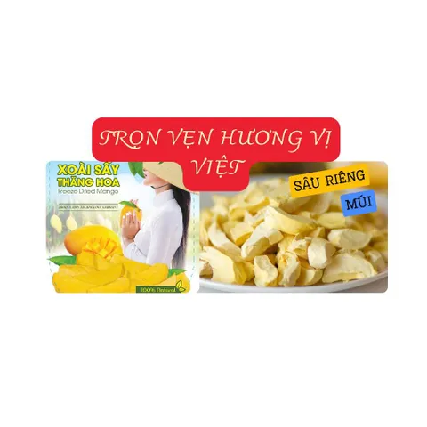 [TRIAL OFFER -40%]Good Good freeze-dried durian 100g, bar, crispy, fatty - Viza Food