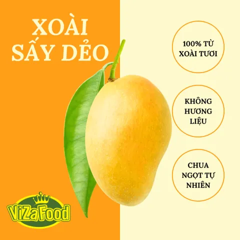 [PREMIUM QUALITY]Natural original dried mango, PREMIUM QUALITY, 200G bag - Viza Food