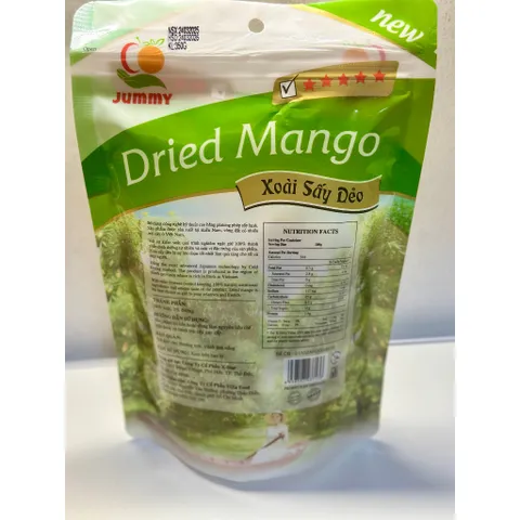 Combo 3 bags dried mangoes, natural, low sugar, premium quality, 350G-Viza Food