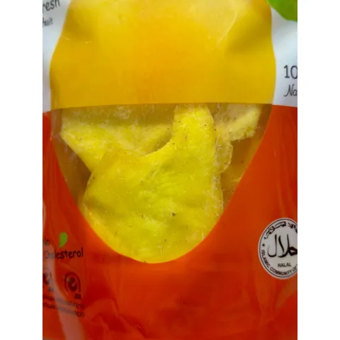 Combo 3 dried mangoes with chili salt, medium spicy, whole pieces, 200g - Viza Food