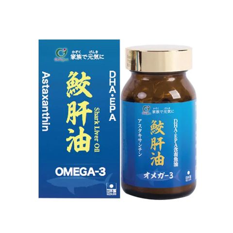 Viên uống dầu gan cá mâp Shark Liver Oil Omega-3 Japan 90 viên