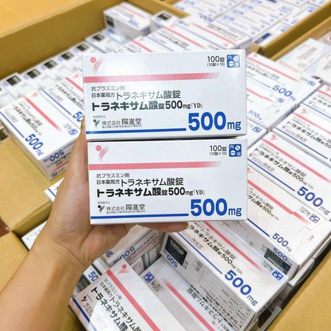 Viên Trắng Da Giảm Nám Transamin 500mg - Thực Phẩm Chức Năng Làm Sáng Da, Giảm Nám Hiệu Quả 100 Viên Nhật Bản 762623