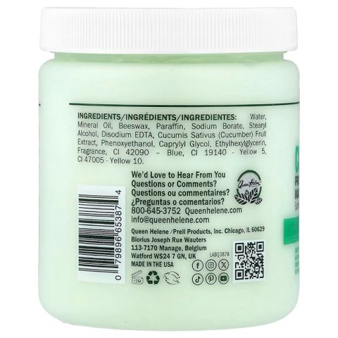 [MỸ] Professional Massage Cream g 425g Làm dịu da  Cấp ẩm Mát da Queen Helene