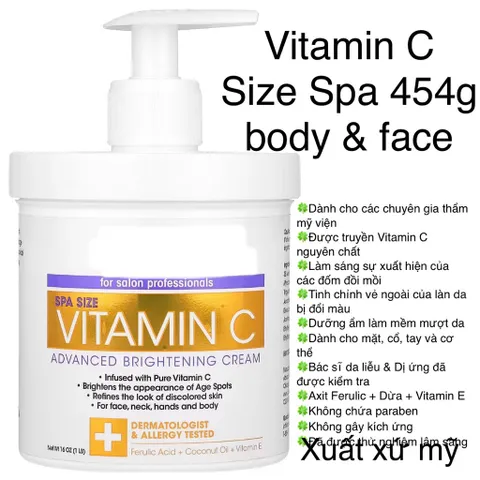 [Mỹ] Kem dưỡng Bulgarian Rose 454g size spa dưỡng ẩm phục hồi da khô