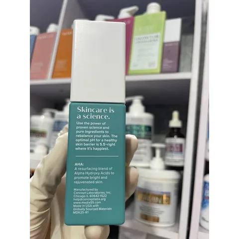 [MỸ] serum 20% AHA/ PHA Booster 50ml pH5.5  Medix 5.5 làm sạch da, sáng da, làm chậm quá trình lão hoá & dưỡng ẩm cho da