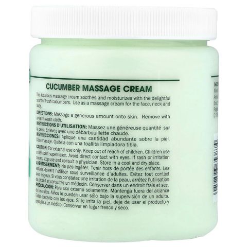 [MỸ] Professional Massage Cream g 425g Làm dịu da  Cấp ẩm Mát da Queen Helene