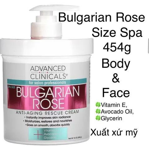 [MỸ] Kem Retinol Advanced Clinicals 454g DƯỠNG CHỐNG LÃO HOÁ DA  NGỪA CHỨNG VIÊM NANG LÔNG GIÚP TRẮNG MỊN SĂN CHẮC