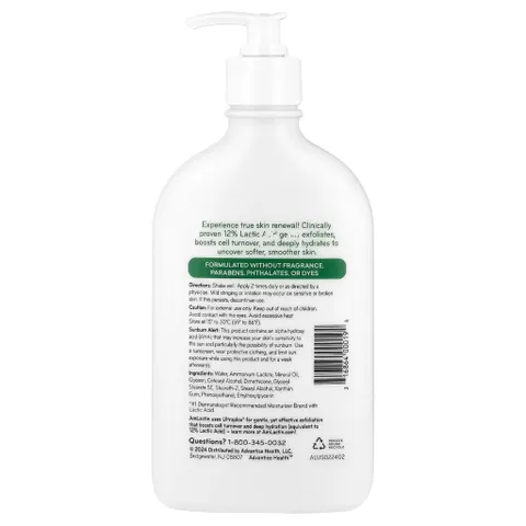 [MỸ] Daily Nourish Lotion 400 g Exfoliating + Hydrating AHA Lotion Amlactin