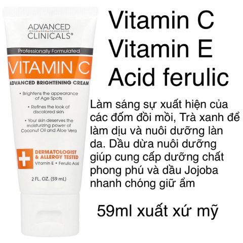 [Mỹ size mini] Retinol giảm lão hoá Advanced Firming Cream 59ml  Collagen Skin Rescue Lotion 2oz Advanced Clinicals