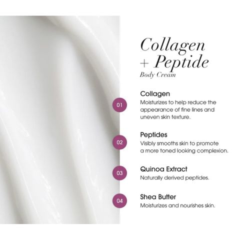 [MỸ] Collagen + Peptide Firming Bodo Cream Ad_van~cced Clini~ ccals 454g Nâng cơ săn dưỡng ẩm VitaminE Bơ hạt mỡ Lô hội
