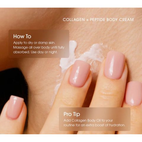 [MỸ] Collagen + Peptide Firming Bodo Cream Ad_van~cced Clini~ ccals 454g Nâng cơ săn dưỡng ẩm VitaminE Bơ hạt mỡ Lô hội