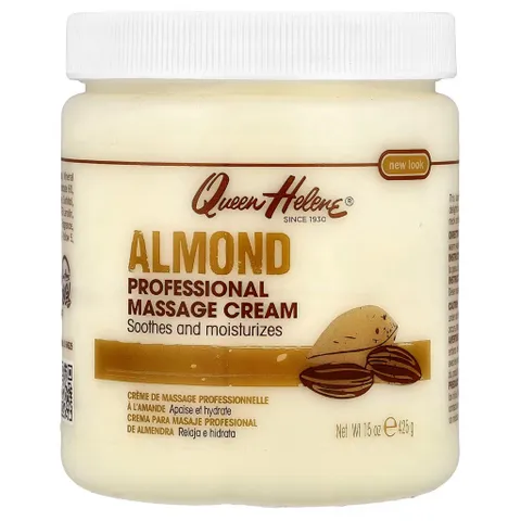 [MỸ] Professional Massage Cream Almond Queen Helene 425g Cấp ẩm và làm mềm da khô , Dầu hạnh nhân