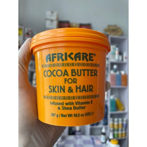 [MỸ] Cream Cocoa Butter for Skin & Hair Africare 297g chăm sóc body & tóc Bơ ca cao