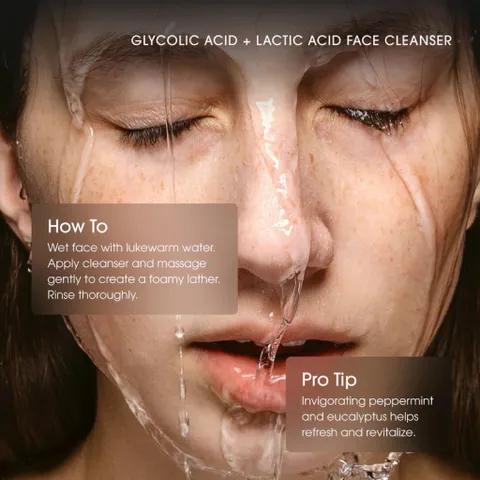 [MỸ] Sữa rữa mặt Glycolic Acid + Lactic Acid Cleanser 347ml