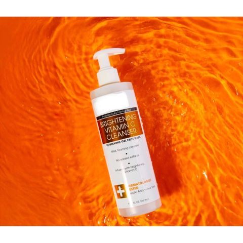 [MỸ] Sữa rửa mặt Brightening Vitamin C Ad_vancCed Clini~ccals 347ml Làm Sáng Axit Ferulic Chiết xuất rễ nhân sâm Lô hội