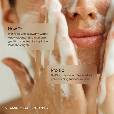 [MỸ] Sữa rửa mặt Brightening Vitamin C Ad_vancCed Clini~ccals 347ml Làm Sáng Axit Ferulic Chiết xuất rễ nhân sâm Lô hội