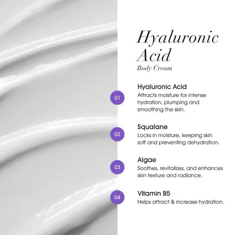[MỸ] Kem Hyaluronic Acid Hydrating Body Cream - Travel 59ml khóa ẩm làn da căng mọng mịn màng rạng rỡ