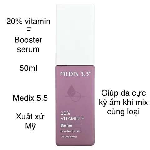 [MỸ] Serum Boost hyaluronic acid 3% 50ml Medix 5.5pH Vitamin B5 Lô hội, Tảo bẹ giúp làn da cực kỳ ngậm nước và căng mọng
