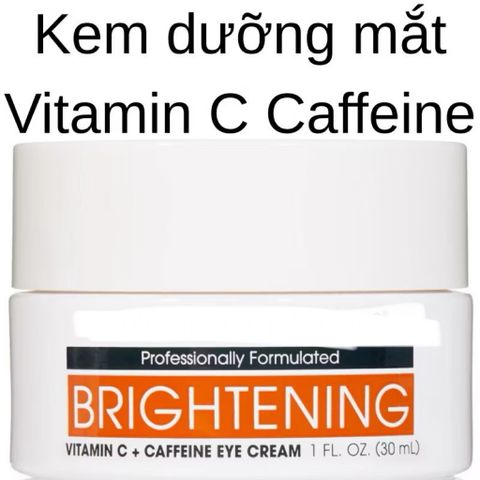 [MỸ] Kem Dưỡng Mắt Vitamin C Caffeine 30ml làm sáng da xỉn màu, giảm sự xuất hiện của các đốm đen