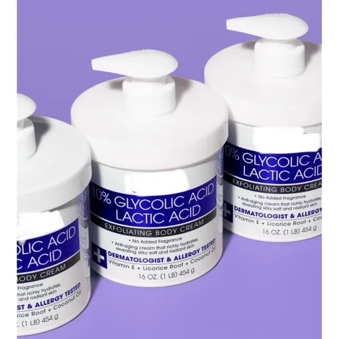 [MỸ] Cream 10% Glycolic Acid Lactic Acid exfolianting, No Added Fragrance Ad_van~cced Clini~ccals 454g chống lão hóa