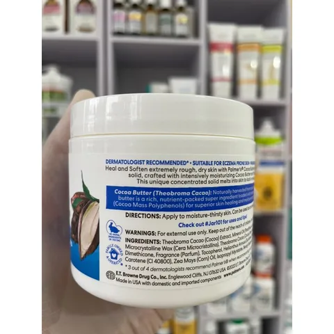 [MỸ] Cream Cocoa Butter Formula with Vitamin E Palmer's 100g dưỡng ẩm chuyên sâu 48h da chàm làm mịn săn chắc da