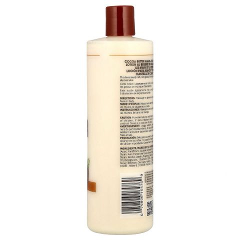 [MỸ] Cream Dưỡng Ẩm Hand and Body Lotion, Cocoa Butter, Extremely Dry Skin 473 ml