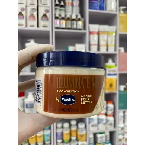 [MỸ] cream Illuminate Me Whipped Body Butter 325ml Vaseline Dưỡng ẩm 24 giờ