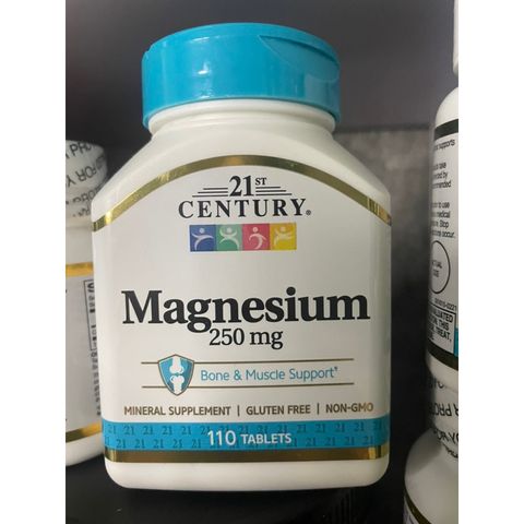 [Mỹ ] 110 viên Magnesium 250mg bổ sung khoáng chất