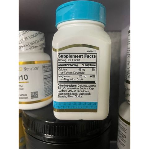 [Mỹ ] 110 viên Magnesium 250mg bổ sung khoáng chất