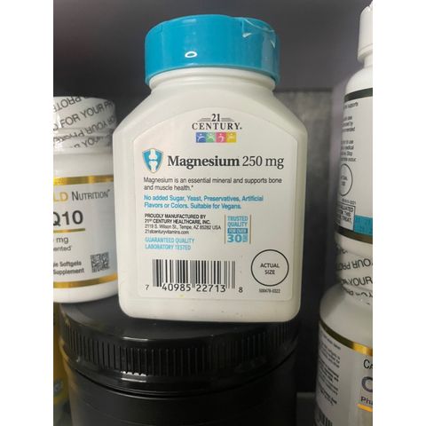 [Mỹ ] 110 viên Magnesium 250mg bổ sung khoáng chất