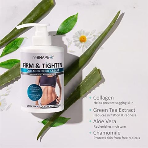 [Mới, Mỹ ] Collagen Body Cream Firm & Tighten 15 Fl Oz săn chắc da chảy xệ 444ml