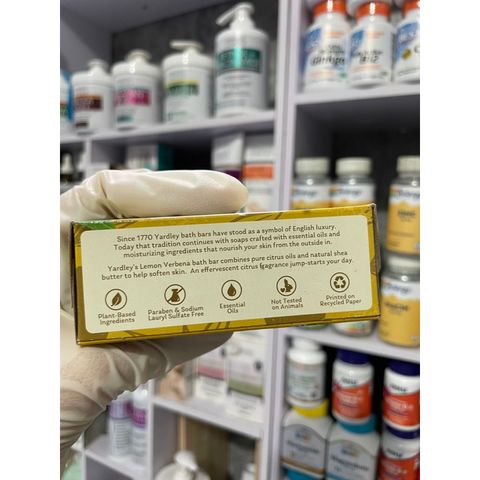 [MỸ] Xà phòng Yardley London 113g hương : Lemon Verbena, Aloe & Avocado, Lavender, Cocoa Butter, Oatmeal & Almond. ẩm da