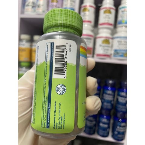 [Mỹ] Hỗ trợ thaii sảnn  Solaray Vitex, Dietary Supplement 400mg 100viien