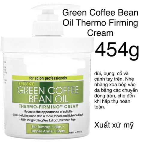 [Mỹ] kem body face Green Coffee săn chắc & hydrat hóa vẻ ngoài chân cánh tay bụng mông và đùi ad_van~cced clini_ccals