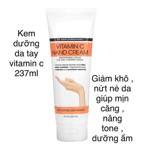 [MỸ] kem dưỡng trắng da tay vitamin C hand cream 237ml dưỡng ẩm